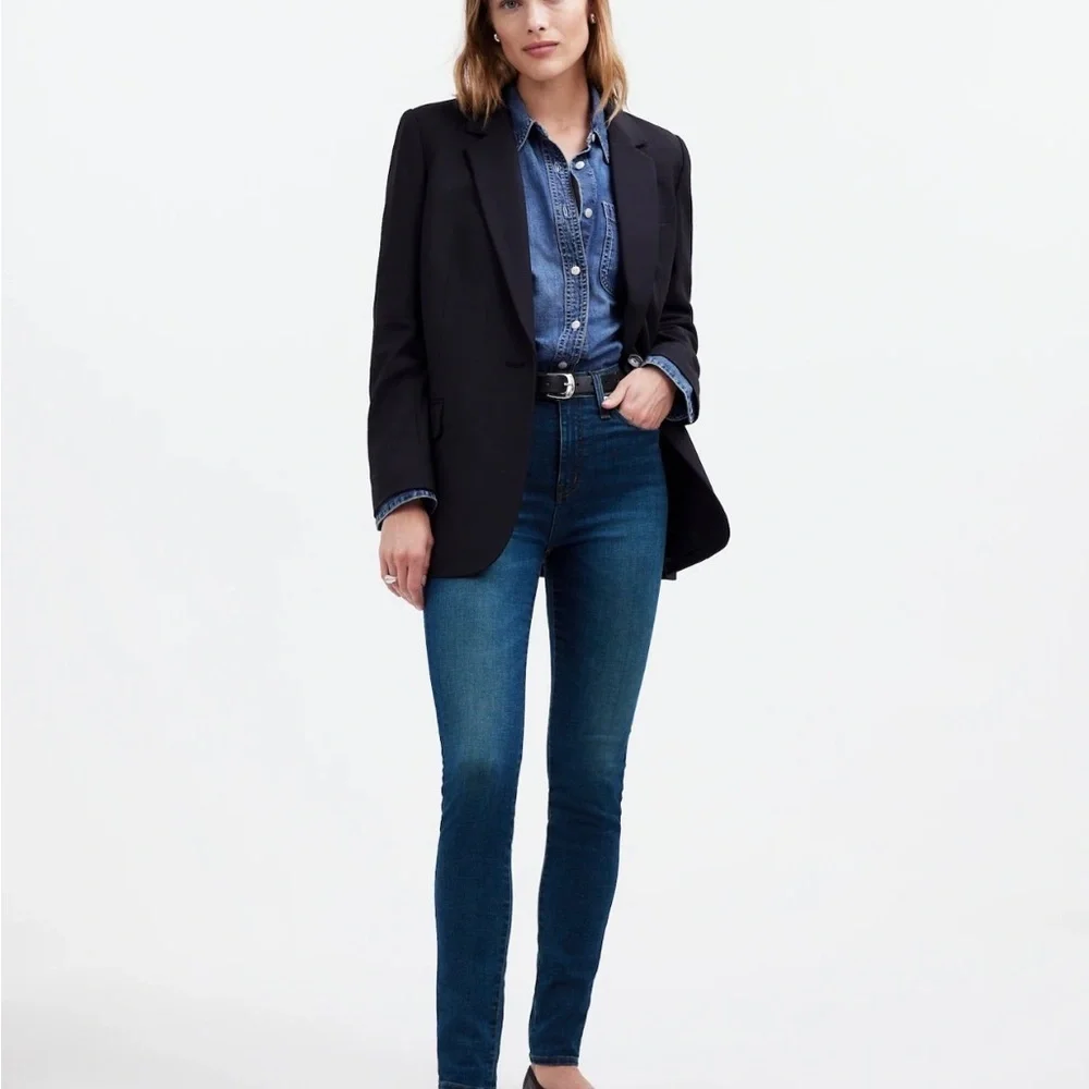 Madewell 10 high rise skinny Women's Blue Jeans